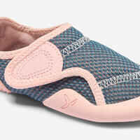 Kids' Non-Slip and Breathable Bootees - Blue/Pink