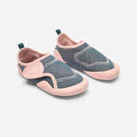 Kids' Non-Slip and Breathable Bootees - Blue/Pink