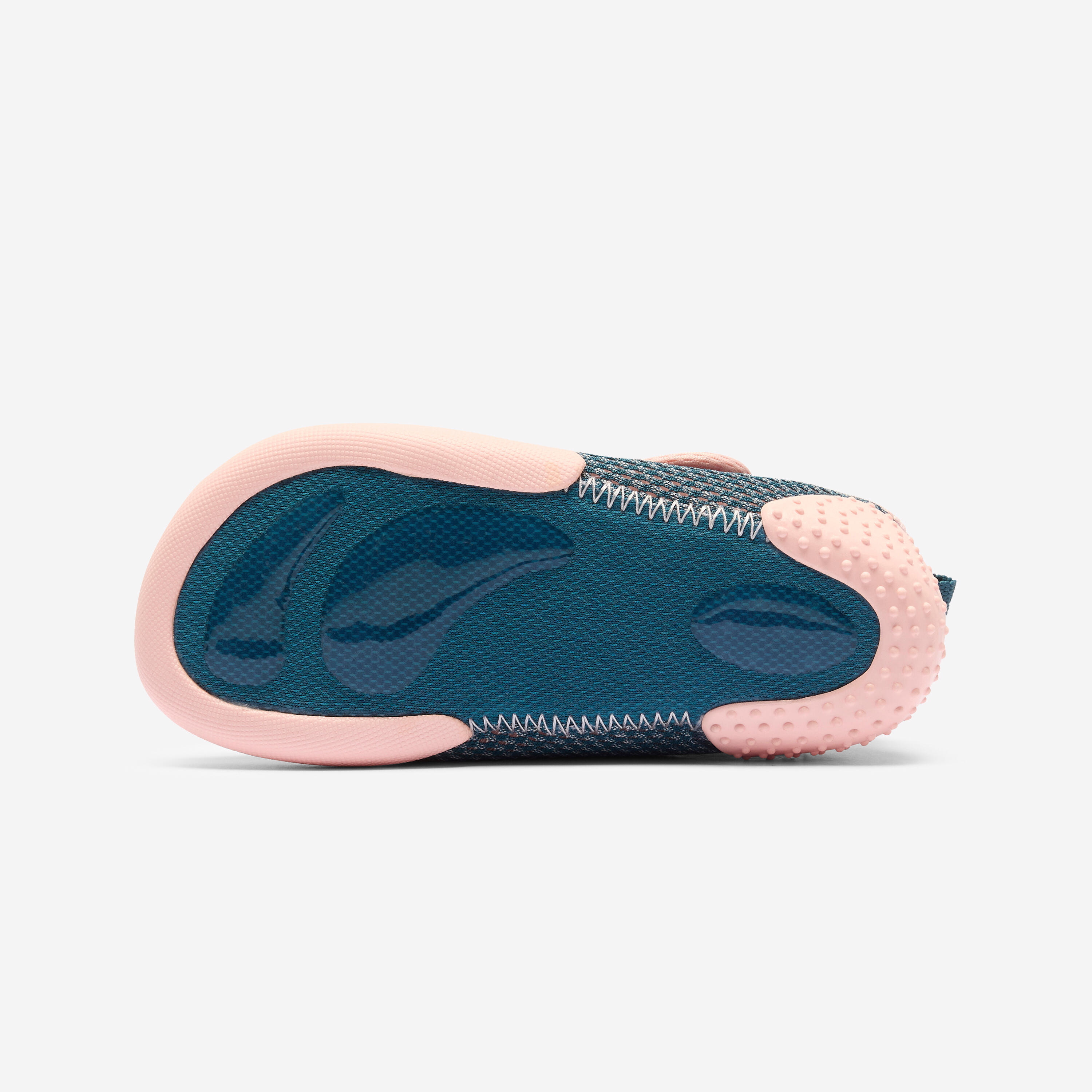 Kids’ Non-Slip Booties - Babylight Blue/Pink - DECATHLON