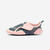 Chaussons à scratch antidérapants et respirants bébé, rose et bleu