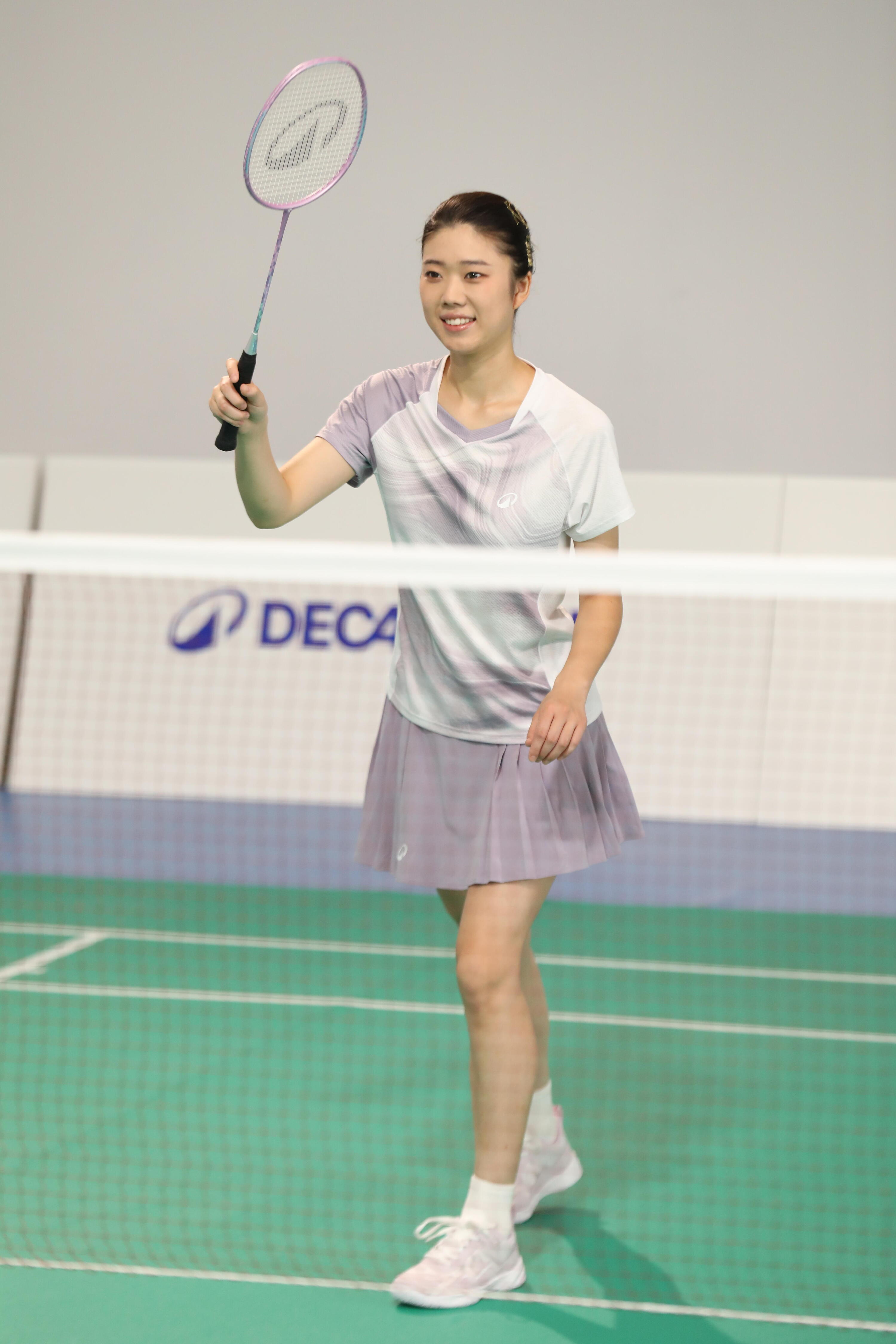 Chaussures de badminton femme - Lite 560 lilas Clair 20/20