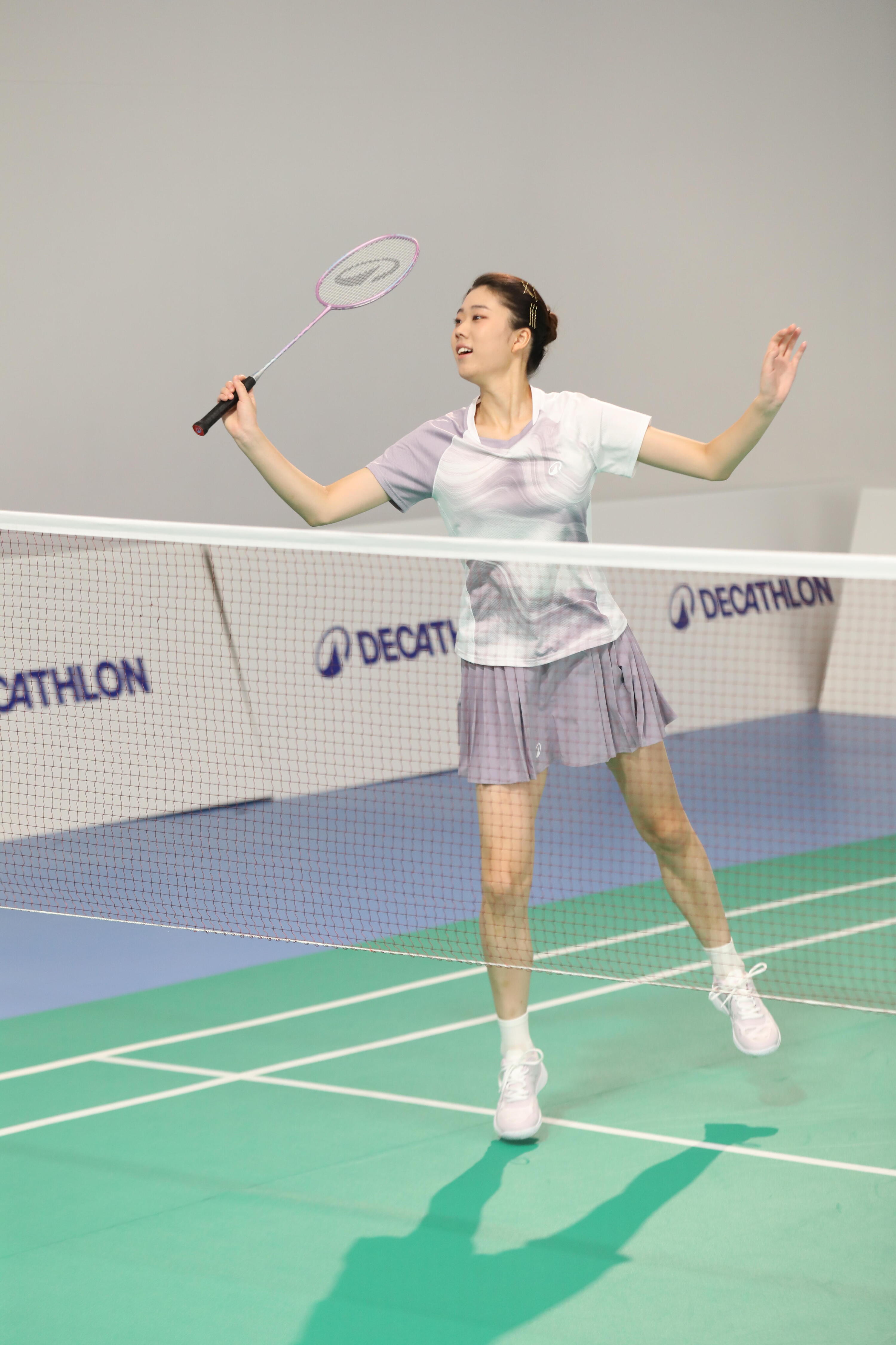 Chaussures de badminton femme - Lite 560 lilas Clair 19/20
