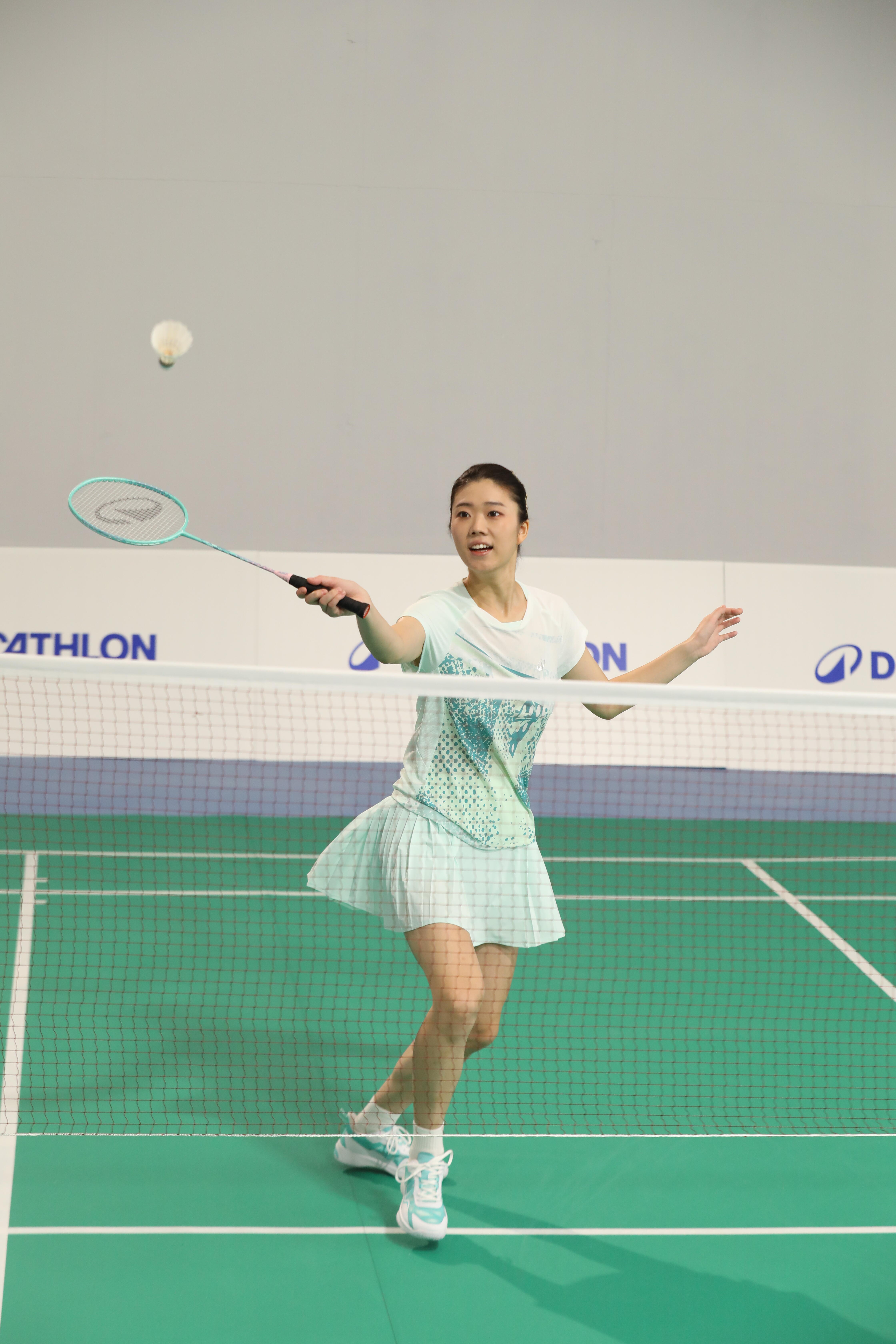 Women's Badminton Shoes - Lite 560 Turquoise White - PERFLY