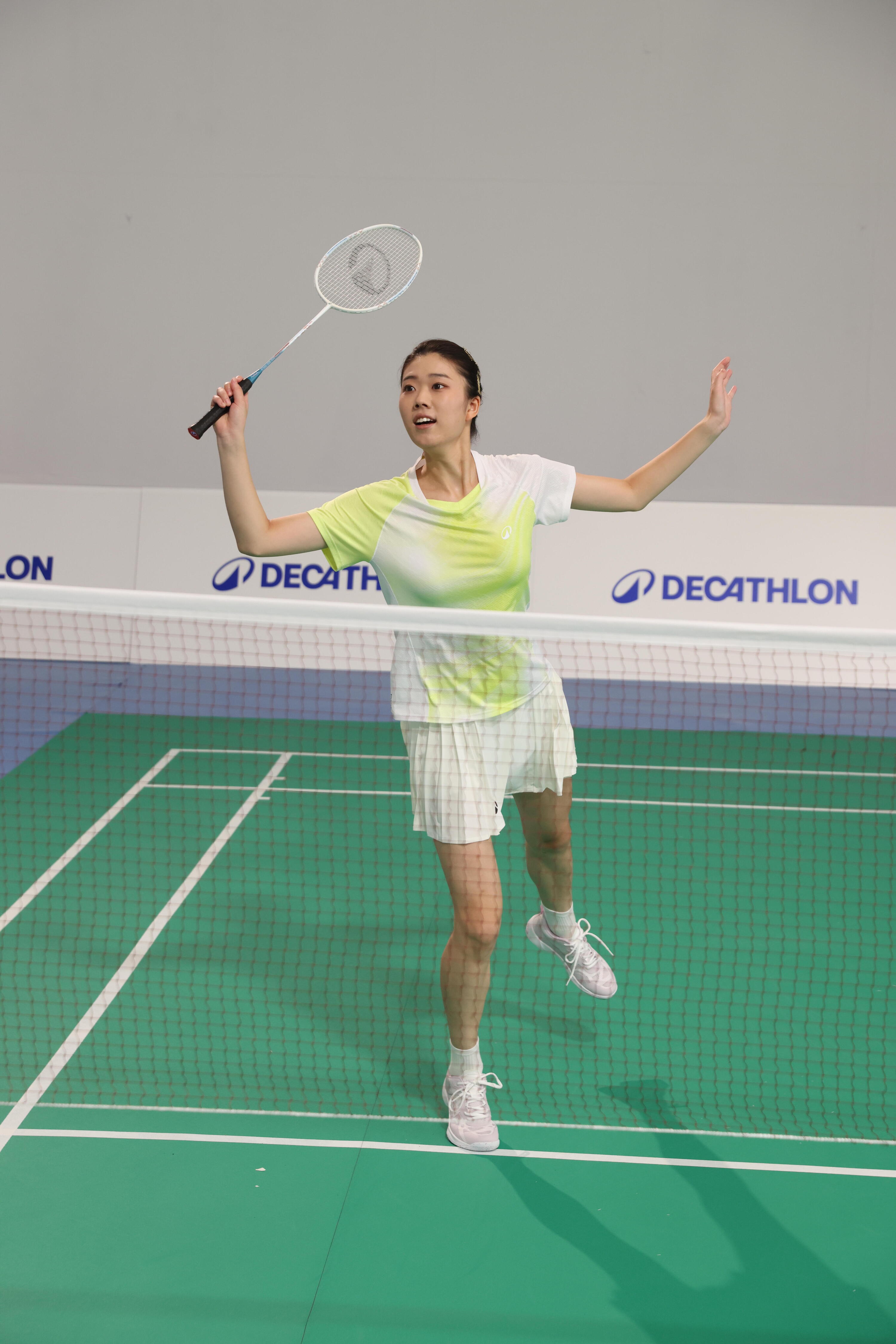 FALDA DE BÁDMINTON LITE 560 MUJER BLANCO 12/13
