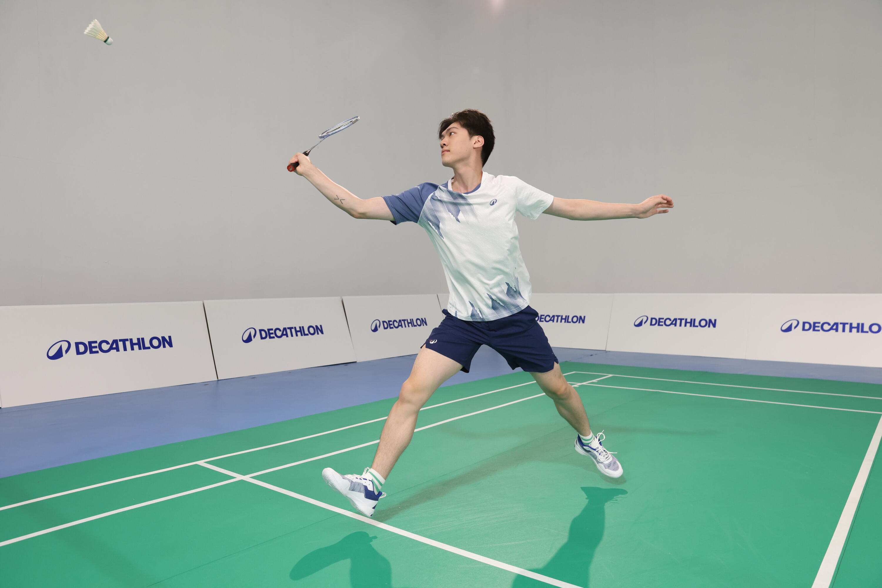 Short de badminton homme - Lite 560 bleu 12/12