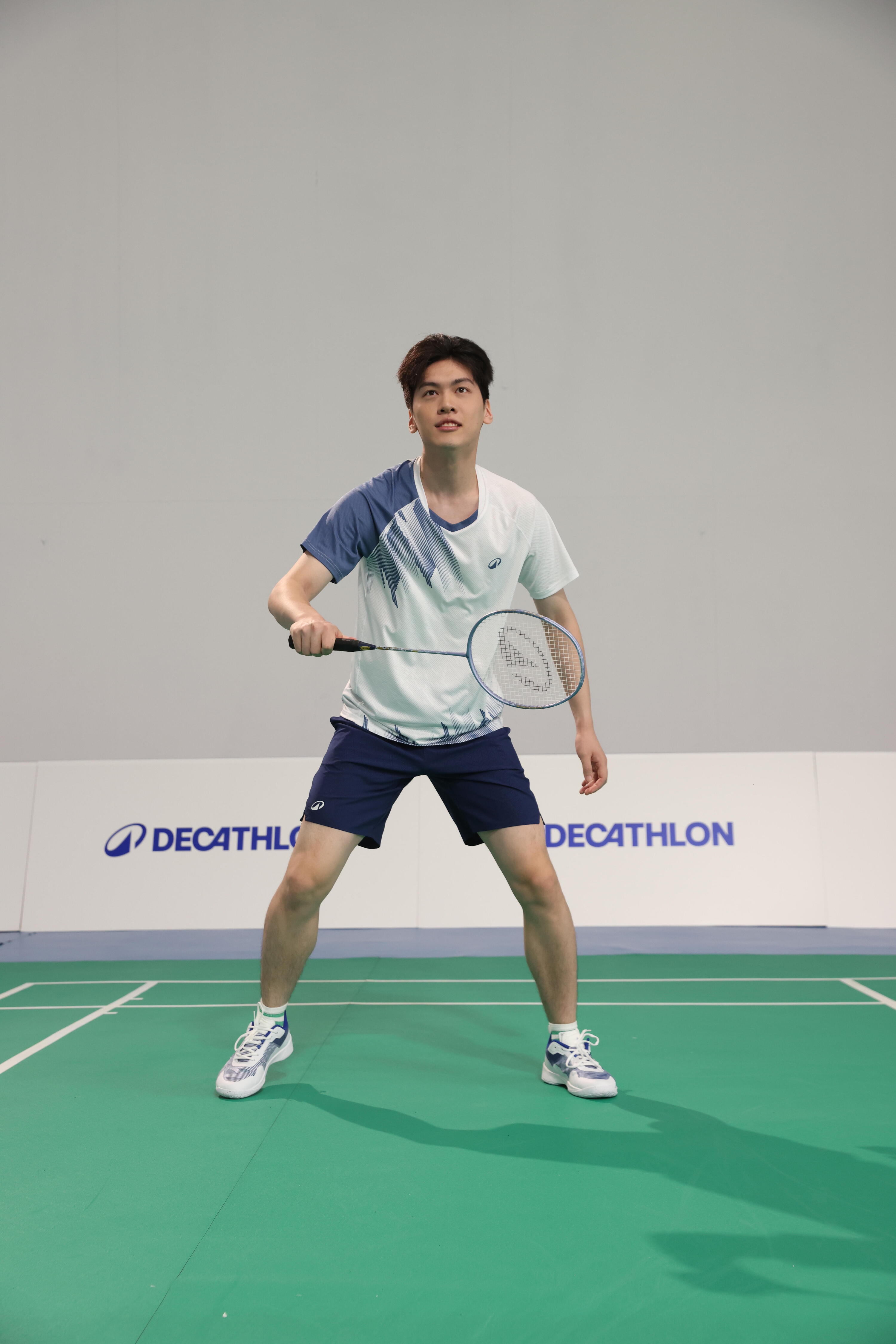 Short de badminton homme - Lite 560 bleu 11/12
