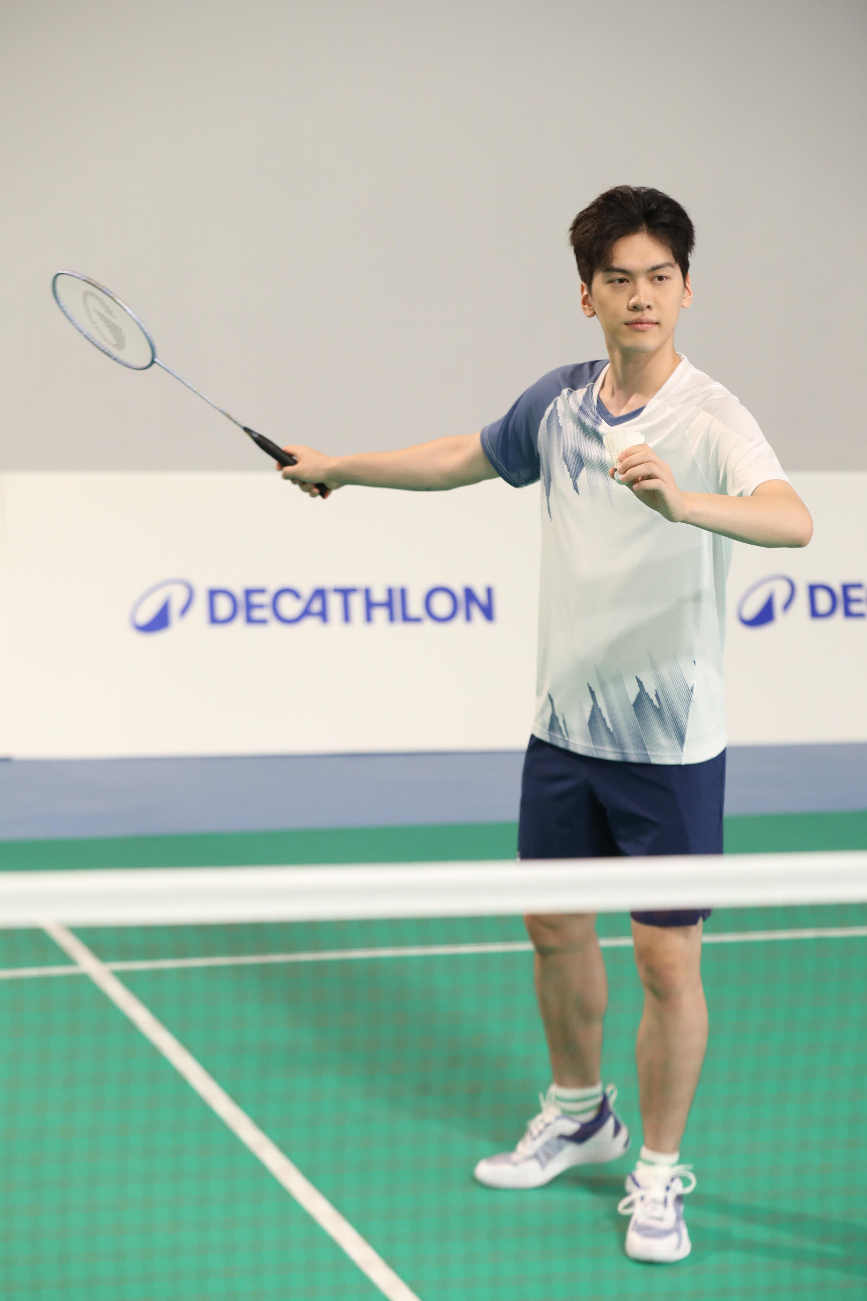 Short de badminton homme - Lite 560 bleu 10/12