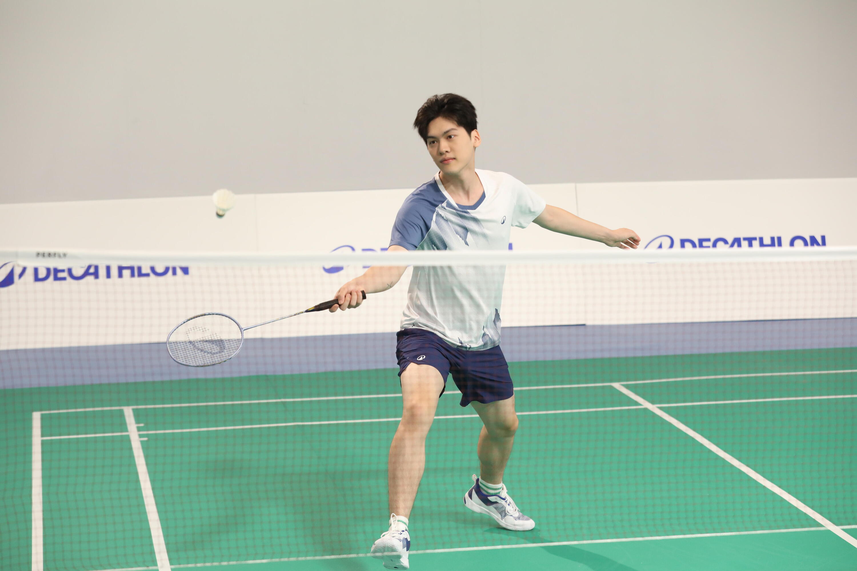 Short de badminton homme - Lite 560 bleu 8/12