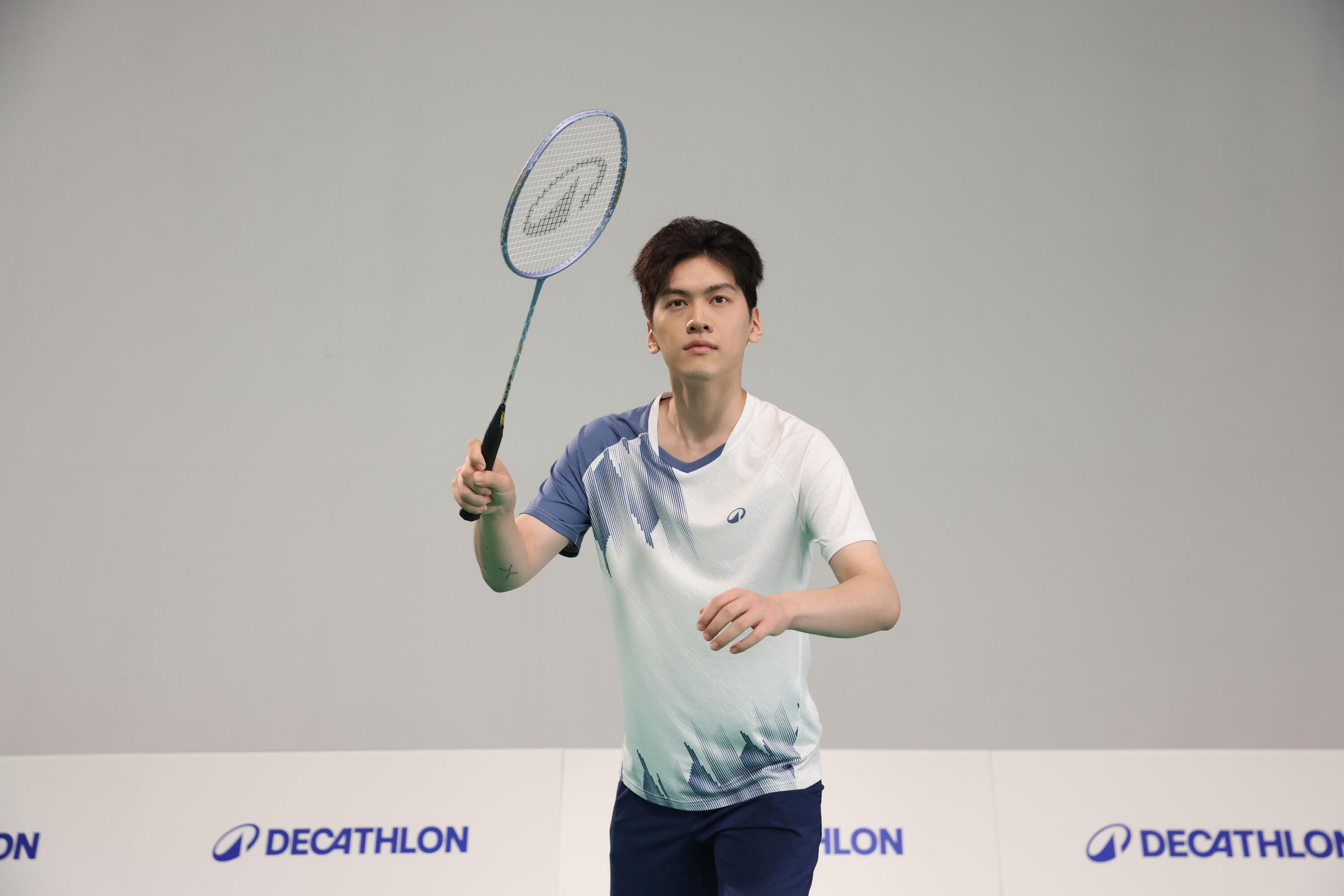 Short de badminton homme - Lite 560 bleu 5/12