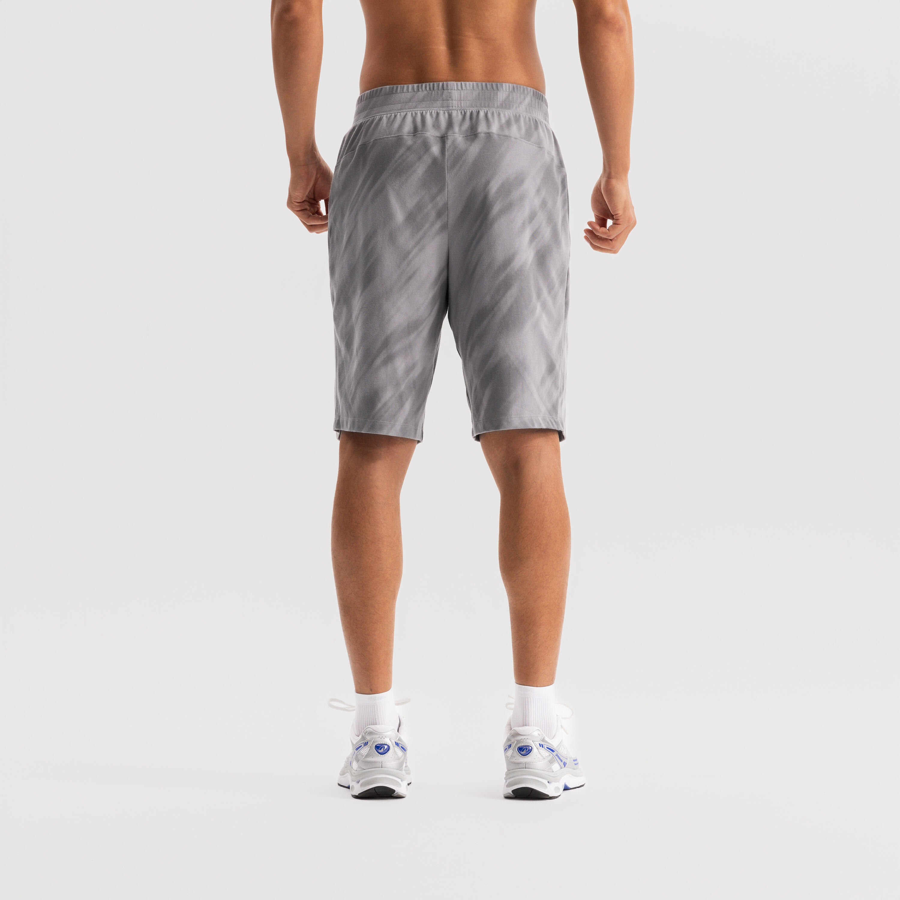 Men's Zip-Up Training Shorts - Silex Grey