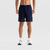 Short de fitness avec poches zipées homme, bleu marine