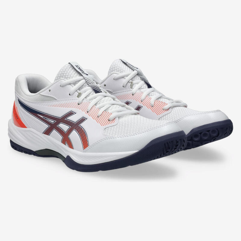 Încălțăminte de handbal Asics gel task alb-portocaliu Adulți