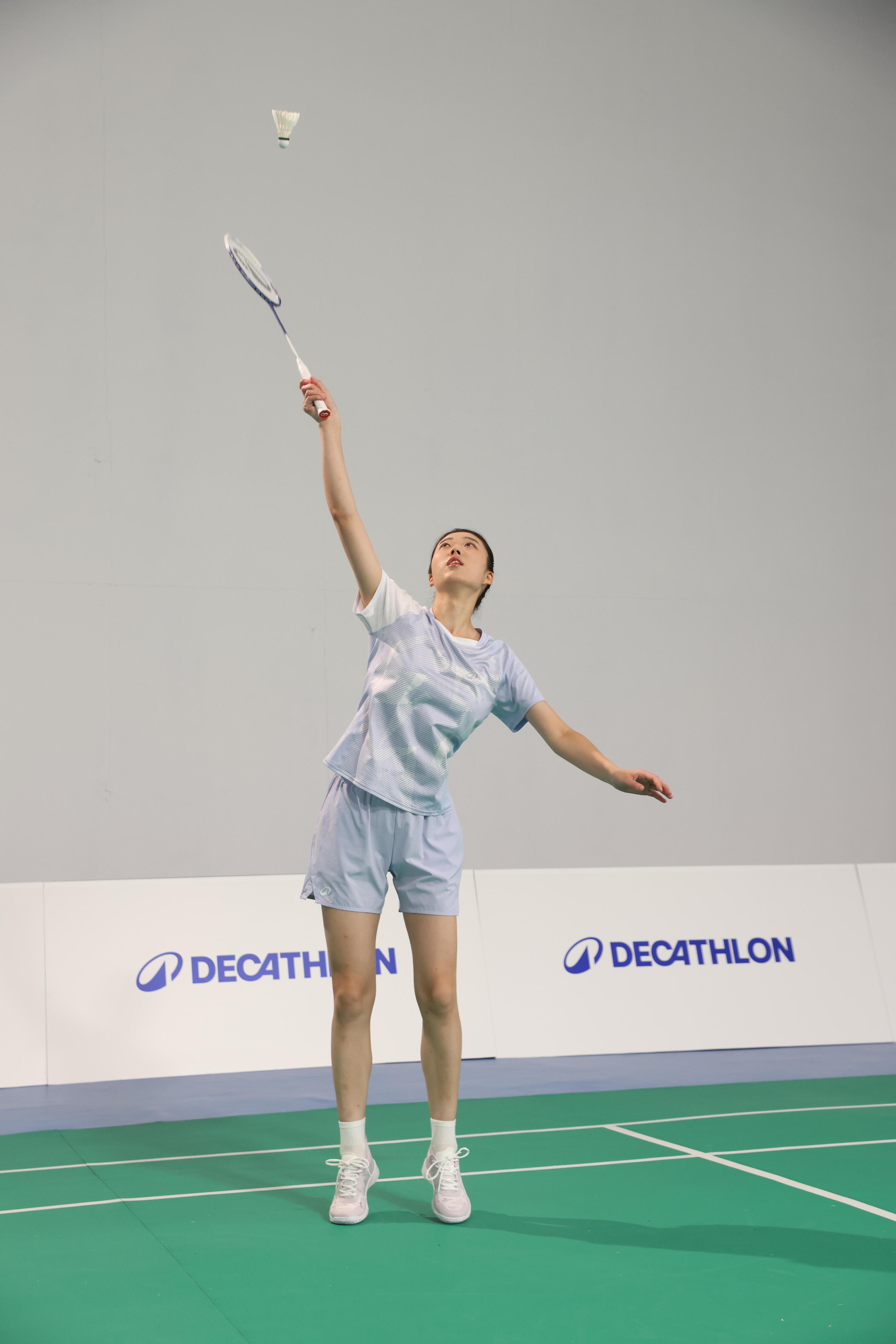 Chaussures de badminton femme - Lite 560 lilas Clair 14/20