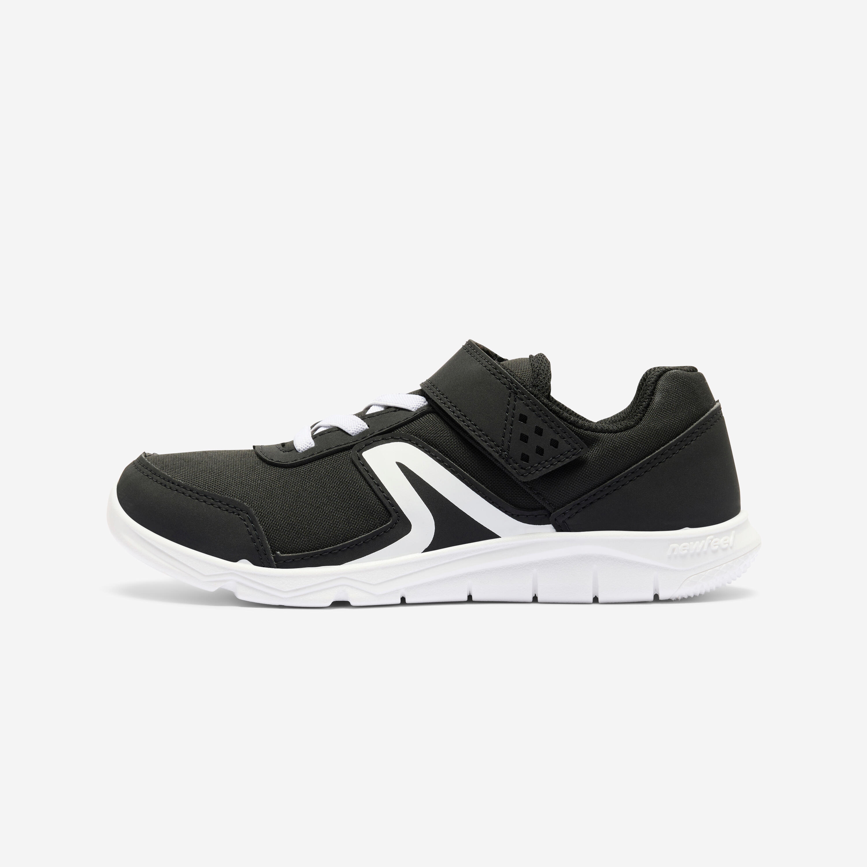 Decathlon Kinder Sportschuhe Klettverschluss – PW100 schwarz | 03583788205159 Decathlon Kinder Sportschuhe Klettverschluss – PW100 schwarz | 03583788205159
