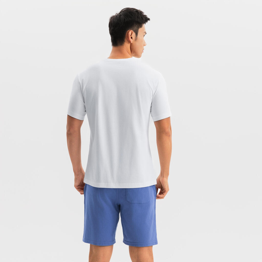 MEN TRAINING BLENDED COTTON COOLING T-SHIRT 540- noir ultra