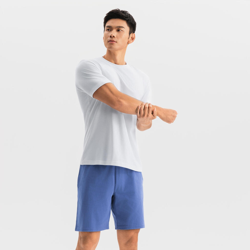 MEN TRAINING BLENDED COTTON COOLING T-SHIRT 540- noir ultra