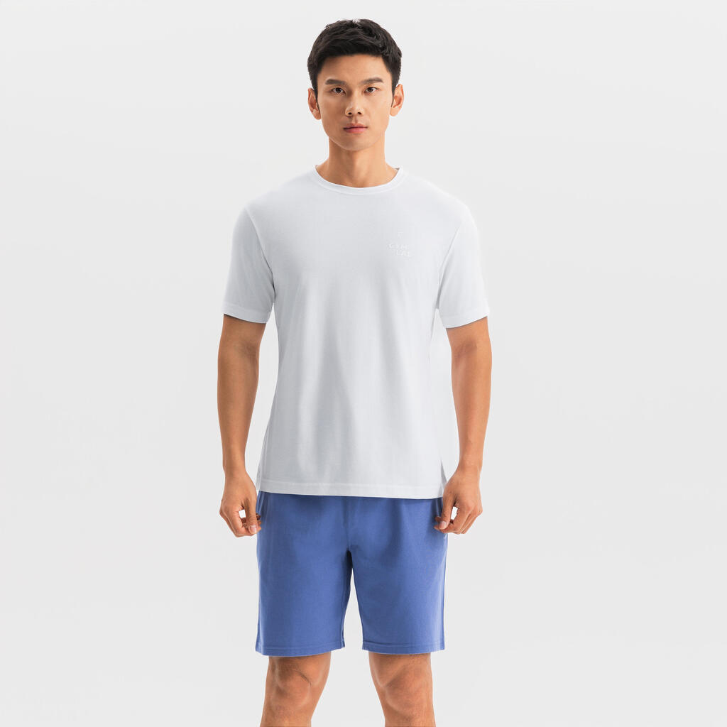 MEN TRAINING BLENDED COTTON COOLING T-SHIRT 540- noir ultra