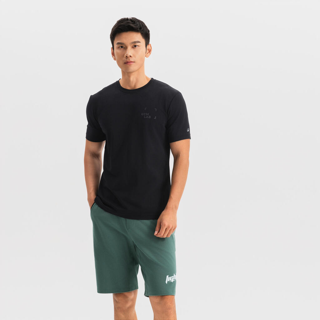 MEN TRAINING BLENDED COTTON COOLING T-SHIRT 540- noir ultra