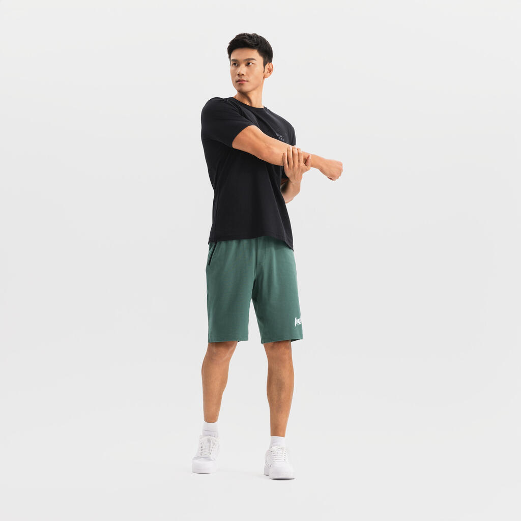 MEN TRAINING BLENDED COTTON COOLING T-SHIRT 540- noir ultra