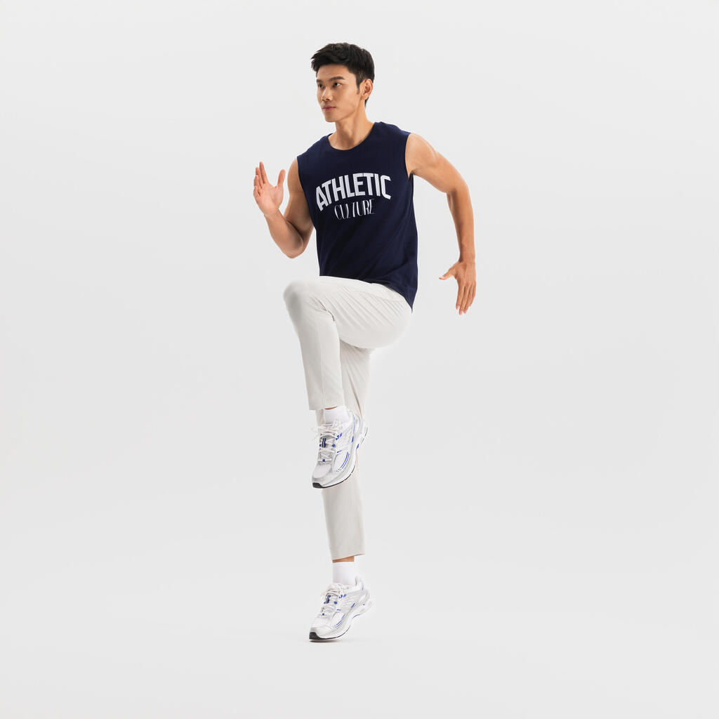 MEN COTTON TRAINING TANK COSMETO 500--blanc ultra