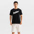 Crew Neck Short Sleeved Regular Fit Cotton Training Men's T-Shirt- Ultra Black