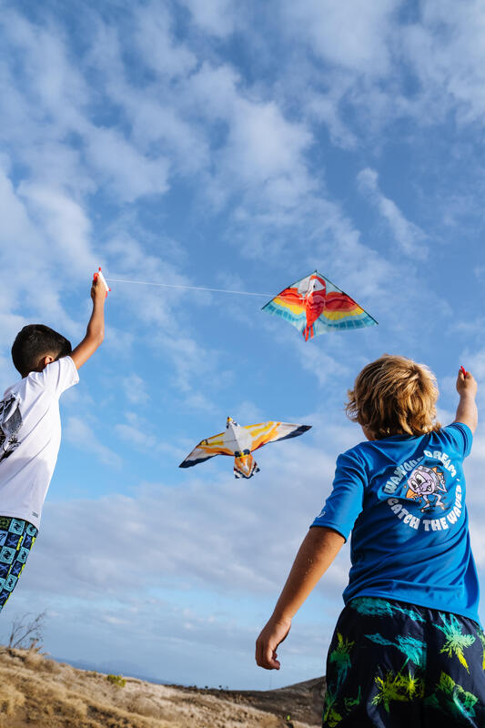 Kit Cerf-volant Grand Format 1,5m Avec Queue Colorée Et Corde De 100m - Enfant Et Adulte Kit Cerf Volant Enfant