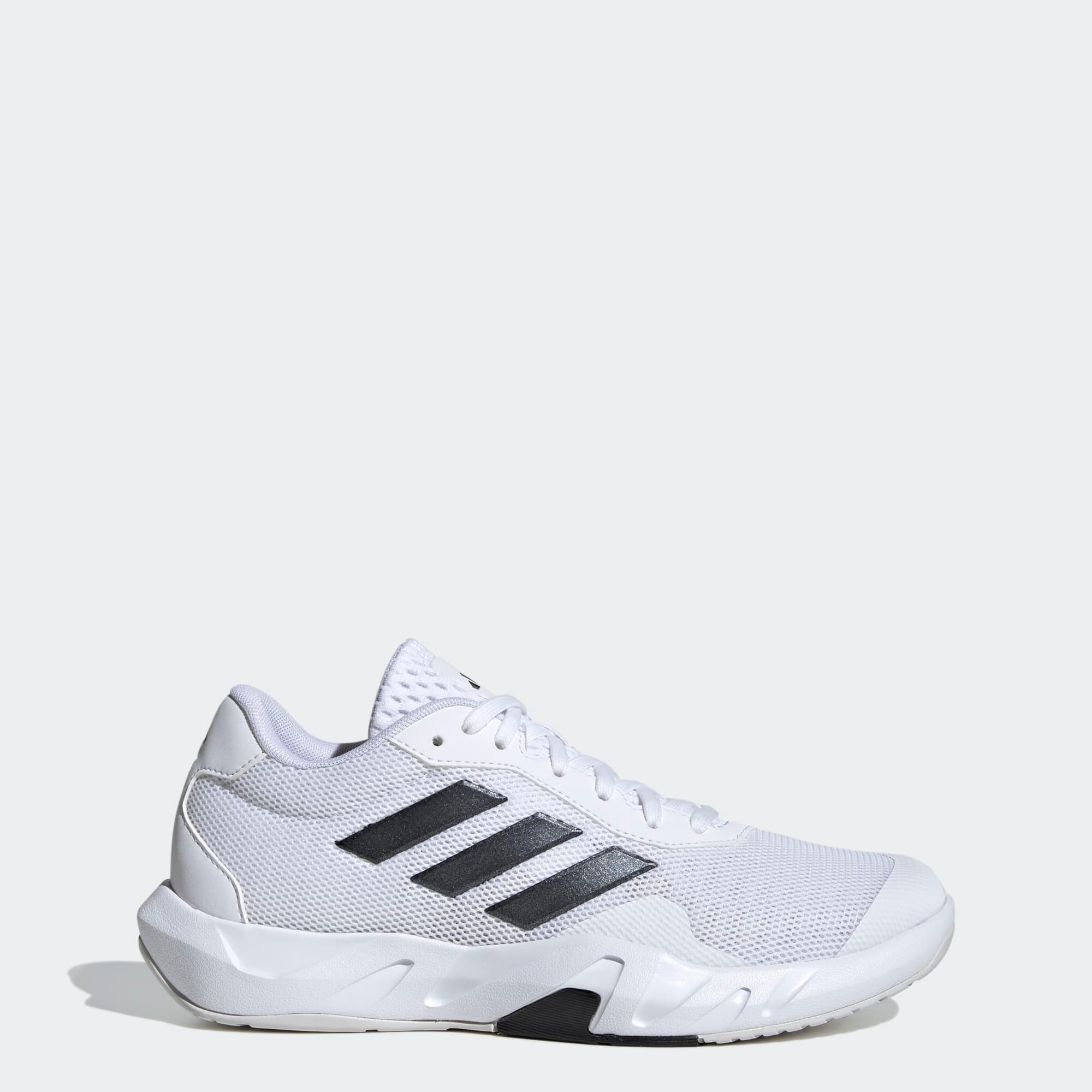 Încălțăminte Amplimove ADIDAS de fitness alb și negru Damă