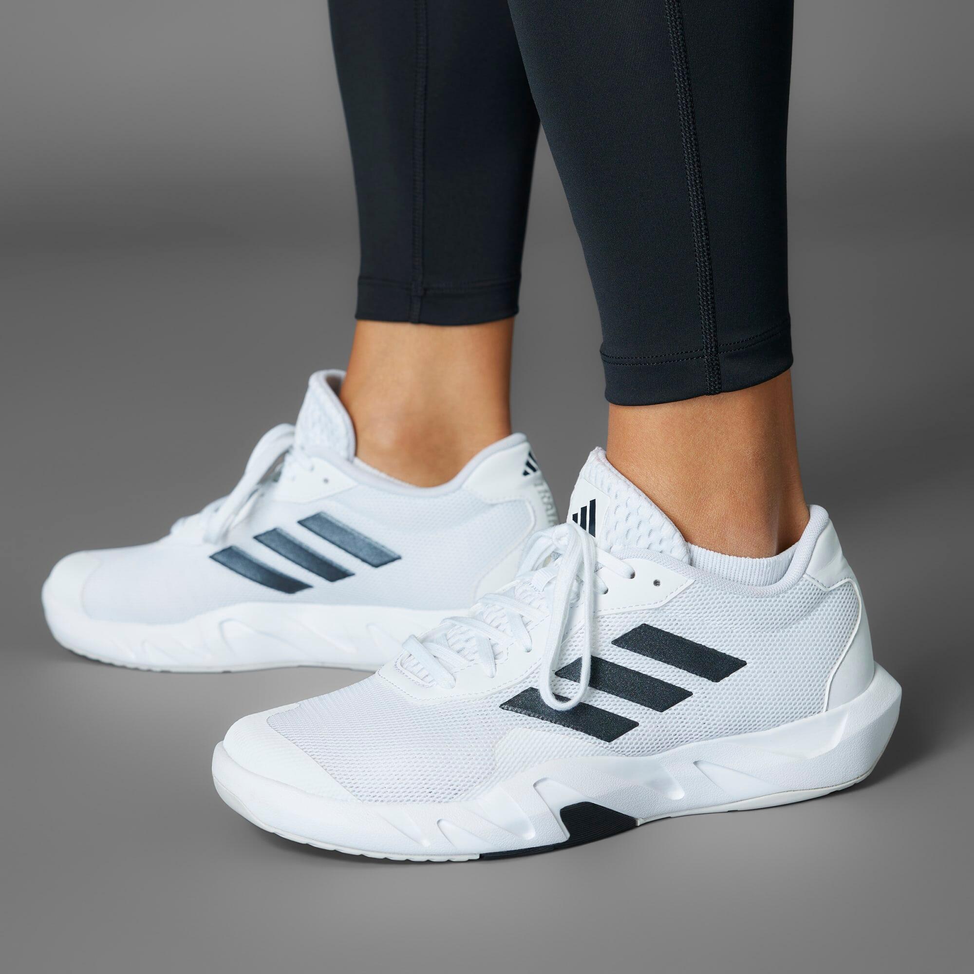 Schoenen voor fitness dames Amplimove wit en zwart 15/19