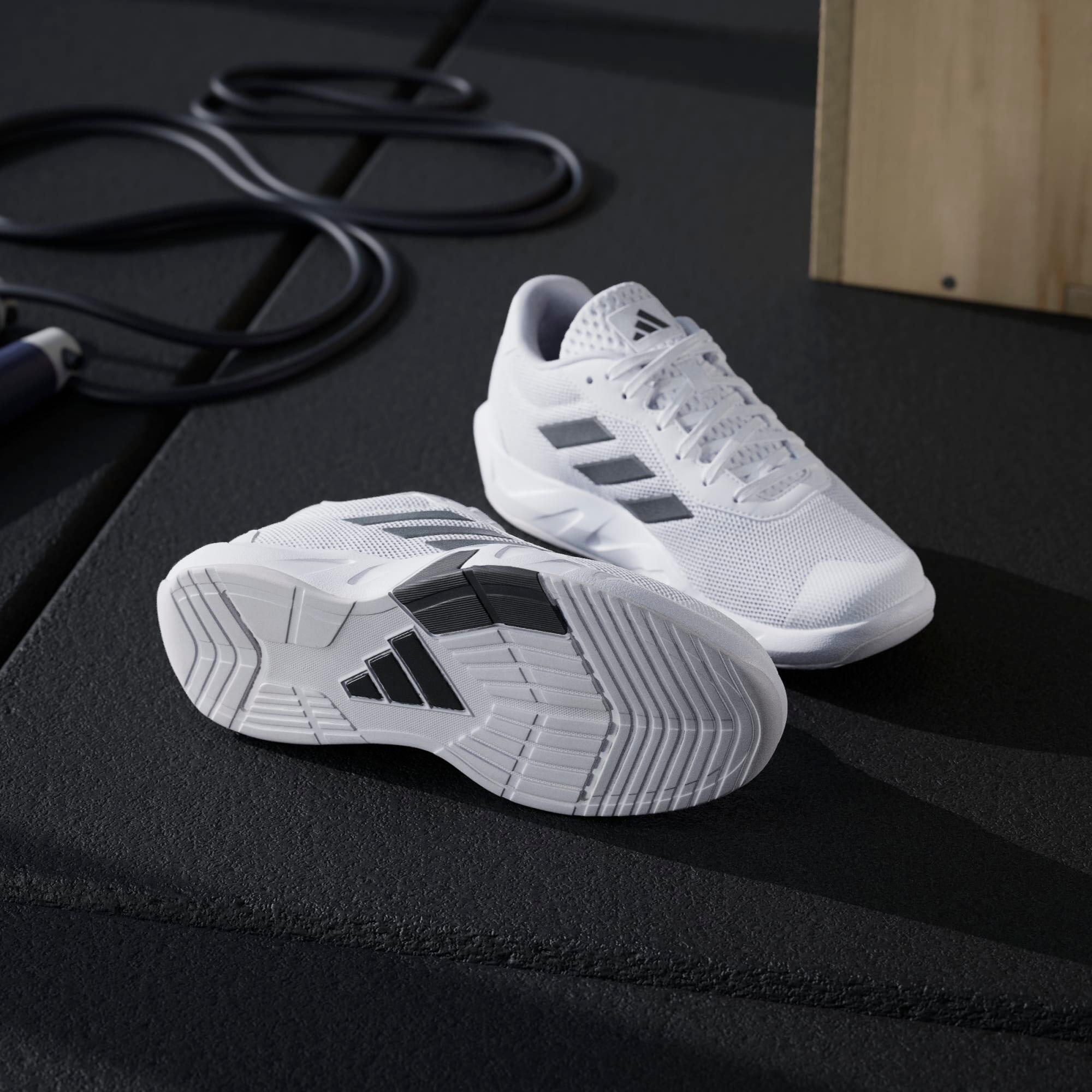 Schoenen voor fitness dames Amplimove wit en zwart 13/19