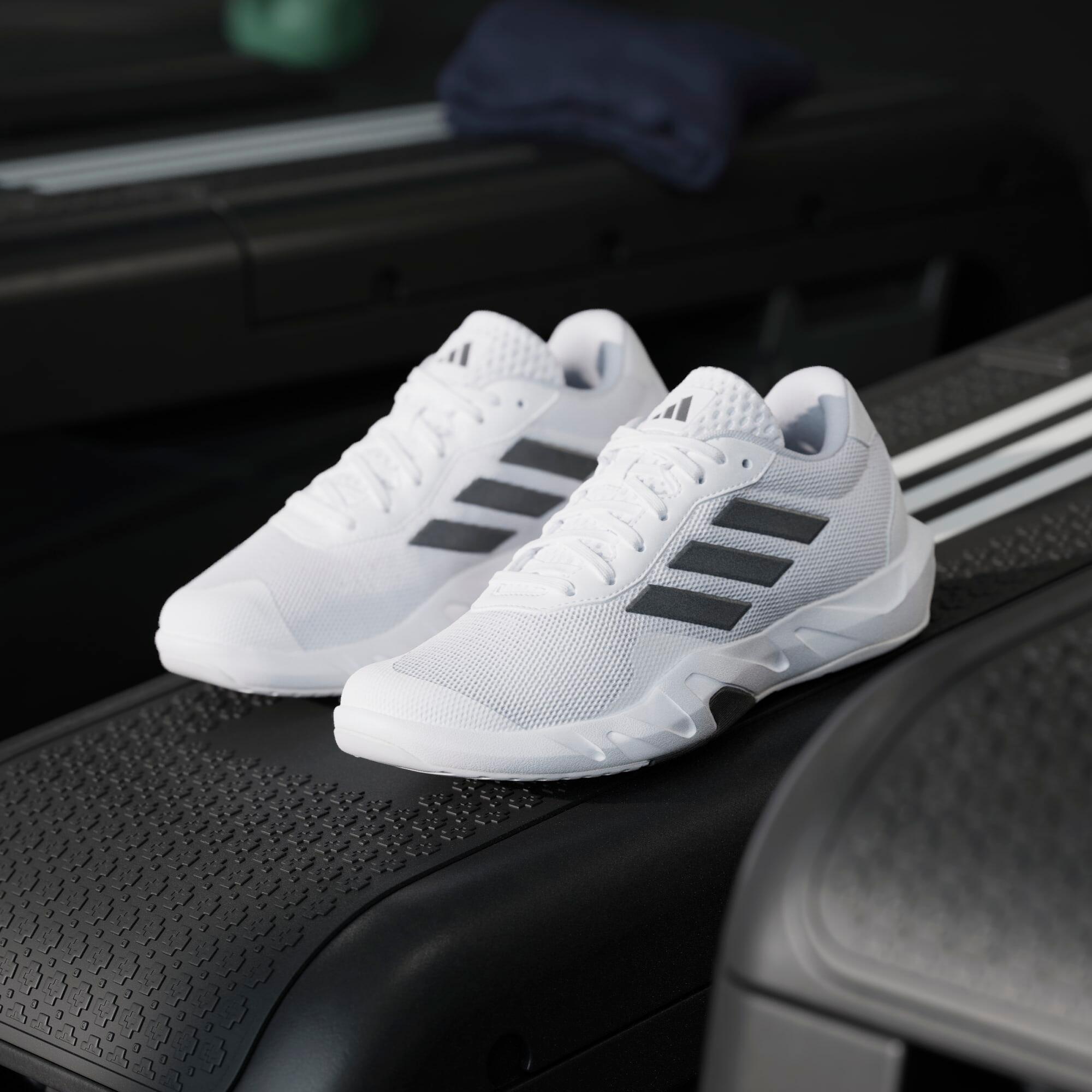 Schoenen voor fitness dames Amplimove wit en zwart 16/19