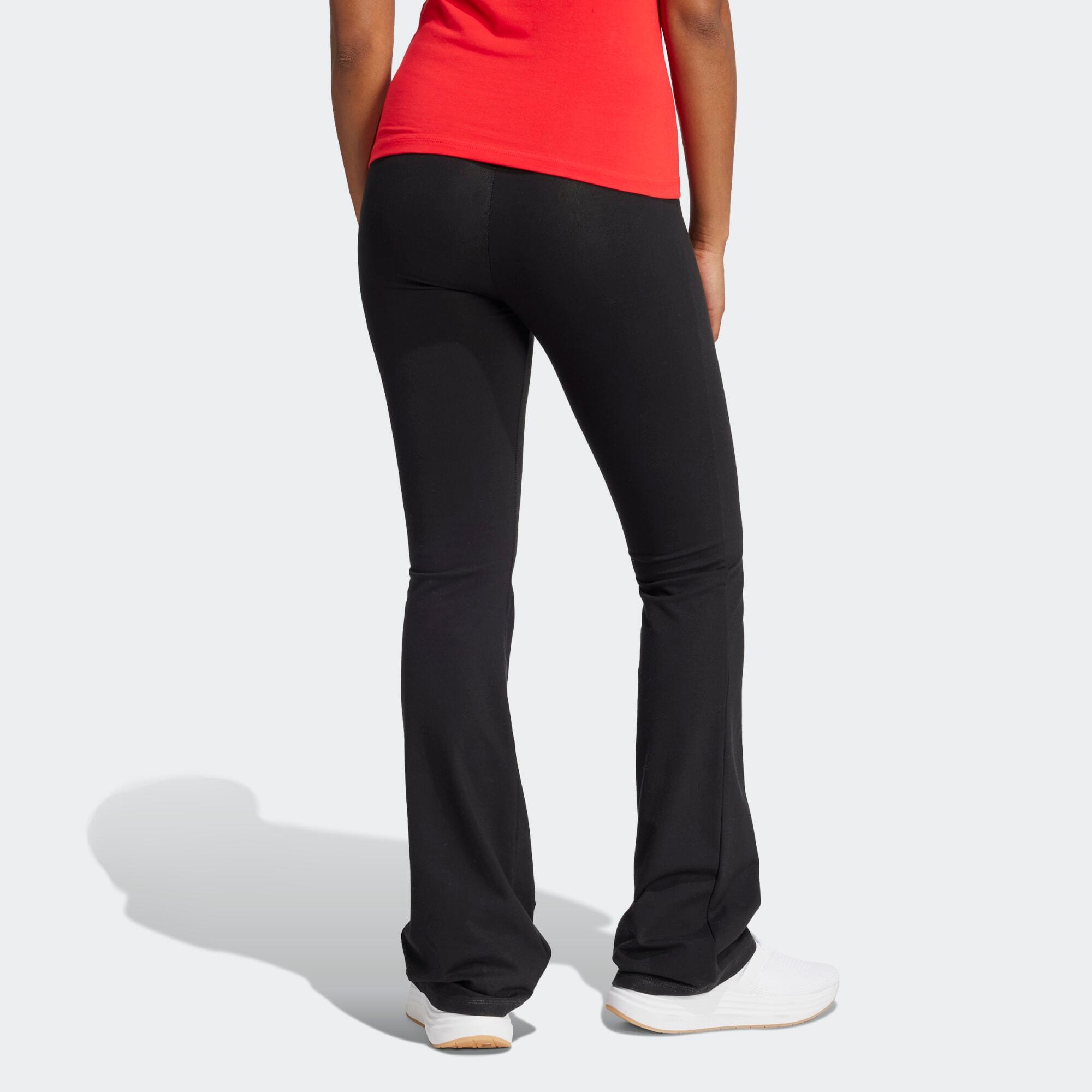 Fitnesslegging voor dames wijd uitlopend 3/5