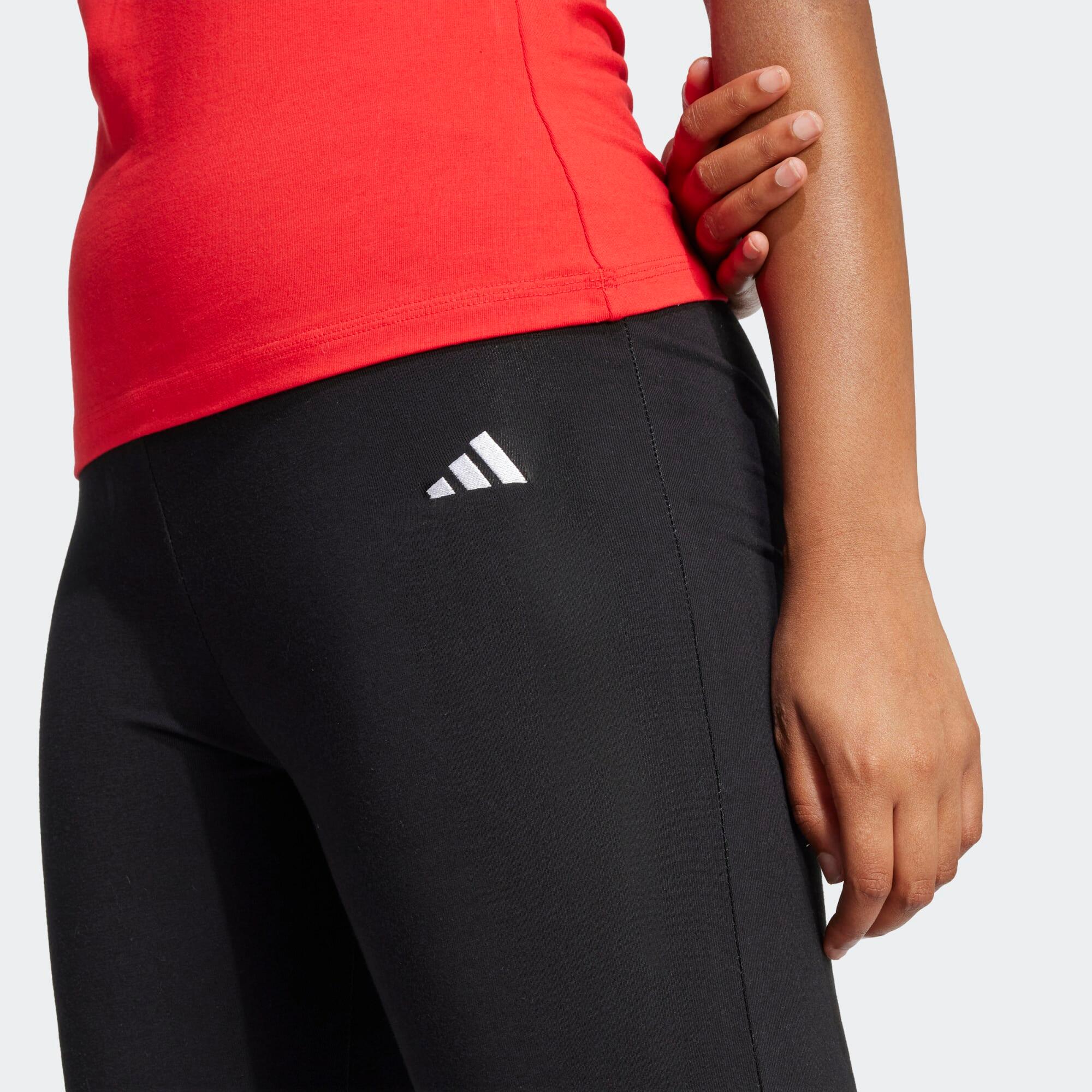 Pantaloni tuta ADIDAS donna flare leggeri neri 4/5
