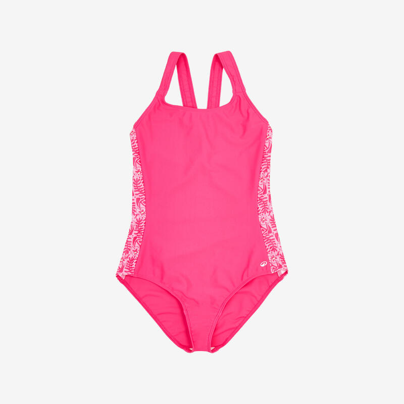 Çocuk Yuvarlak Yaka Mayo - Pembe - 100 VIKI