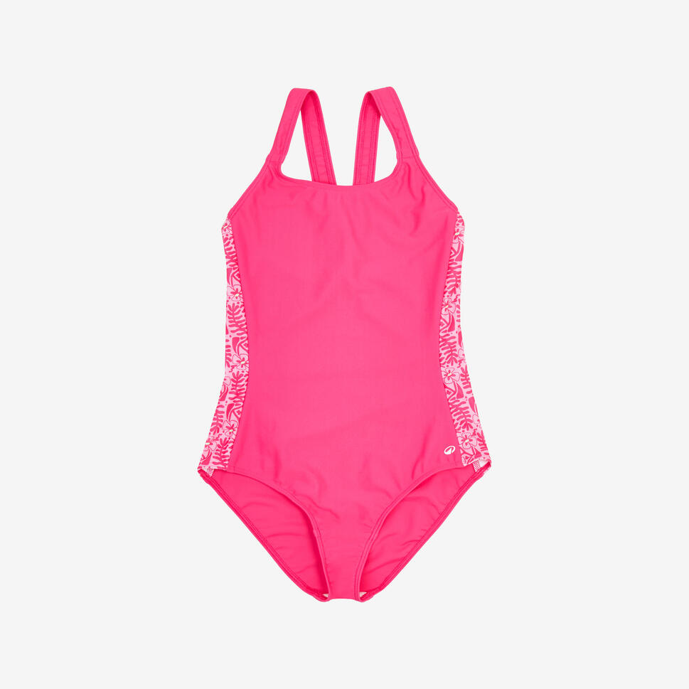 Çocuk Yuvarlak Yaka Mayo - Pembe - 100 VIKI