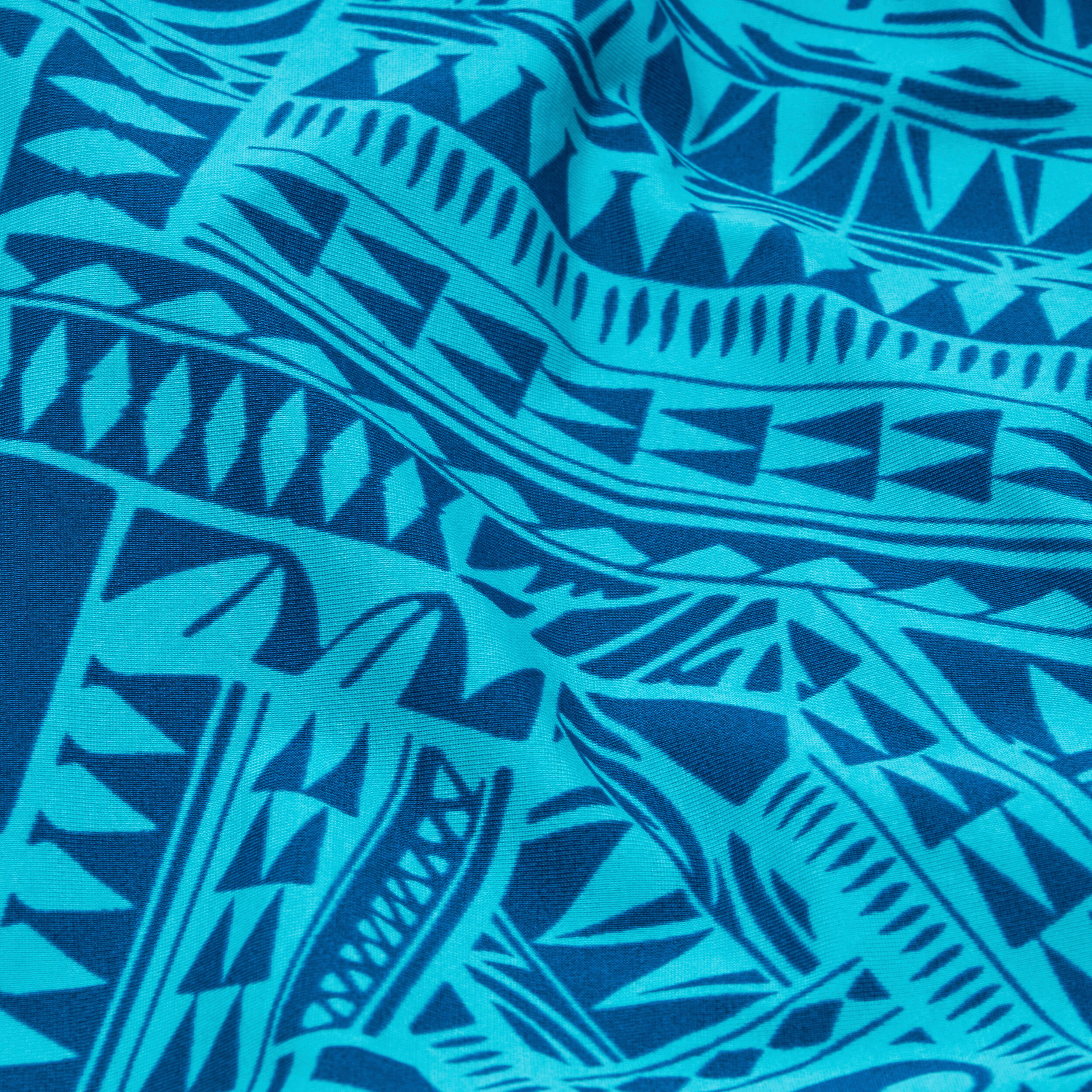 Meisjes badpak voor zwemmen 500 Kamyleon turquoise 5/6
