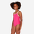 Maillot de bain 1 pièce natation Fille - 500 Olga rose