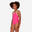 Maillot de bain 1 pièce natation Fille - 500 Olga rose