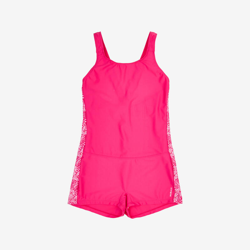 Çocuk Şortlu Mayo - Pembe - 100 VEGA