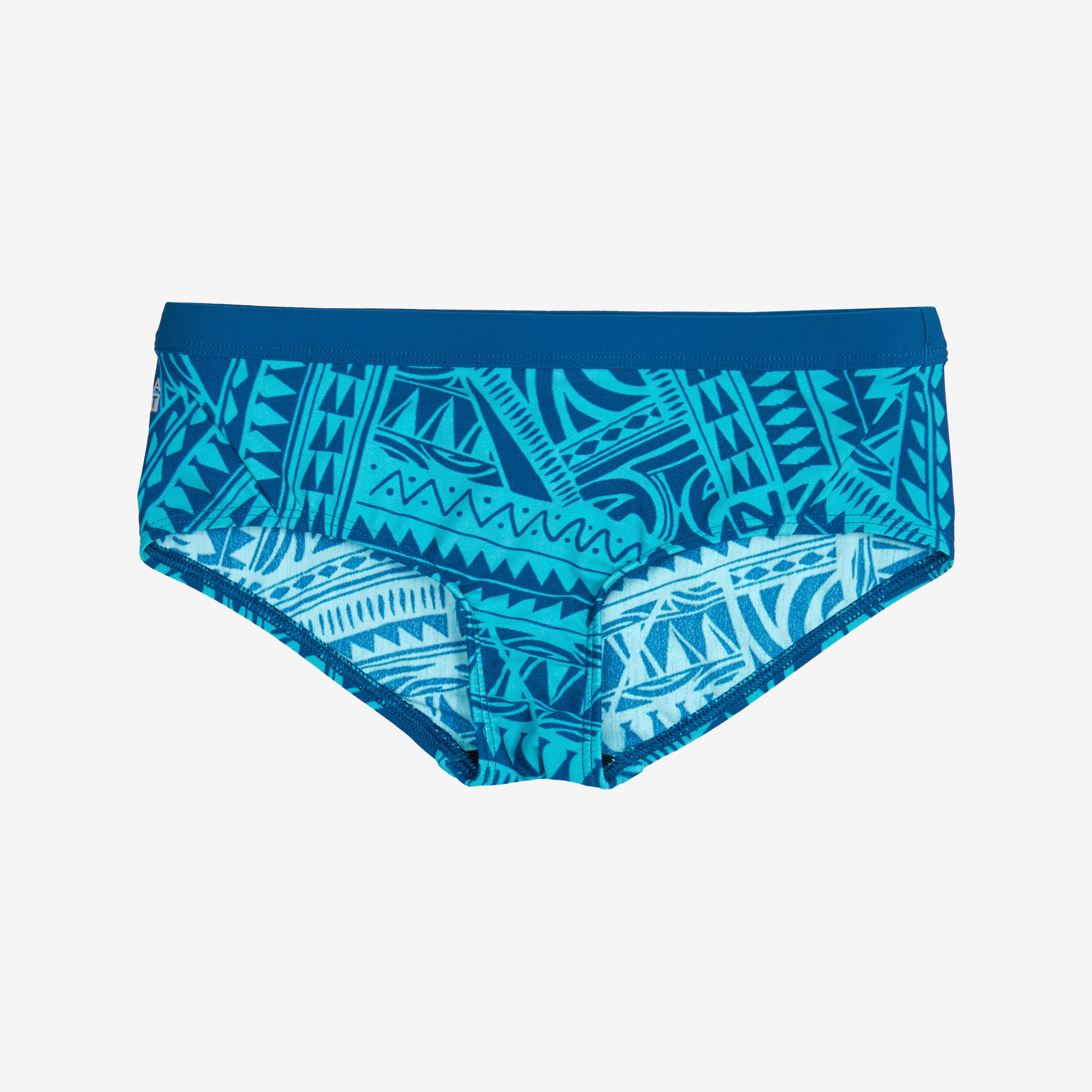 Costume slip nuoto ragazza KAMYLEON azzurro-turchese 6/6
