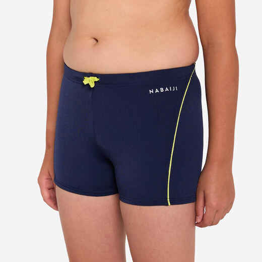
      Boys' swimming boxer shorts - 100 Plus dark blue
  