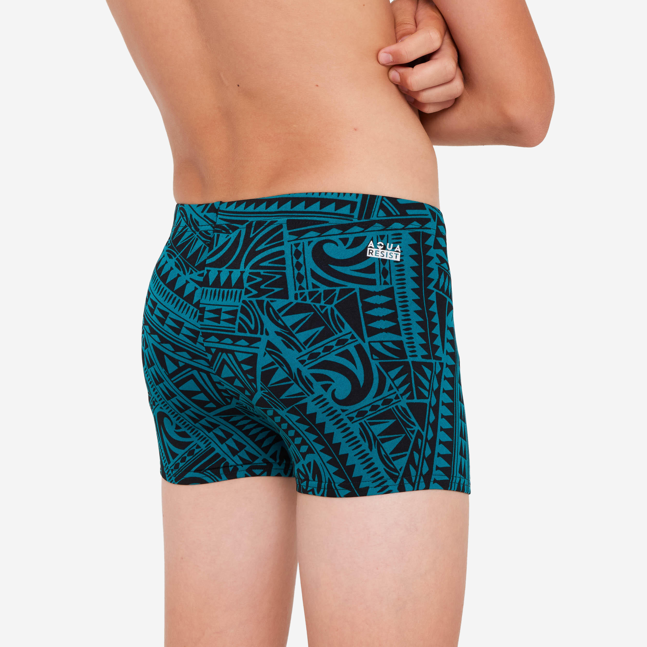 Zwemboxer voor jongens 500 Fitib Fatu 4/6