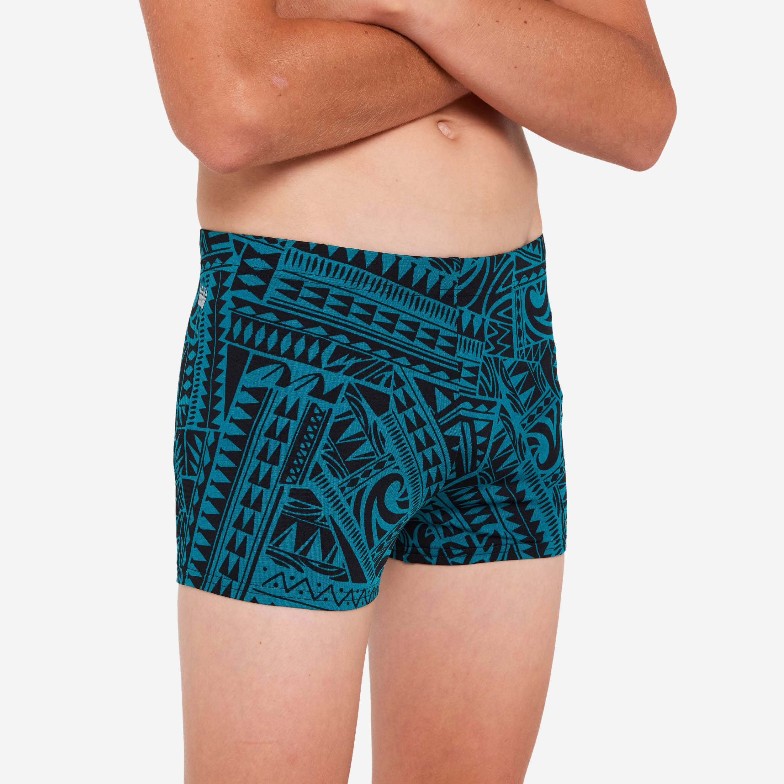 Zwemboxer voor jongens 500 Fitib Fatu 3/6