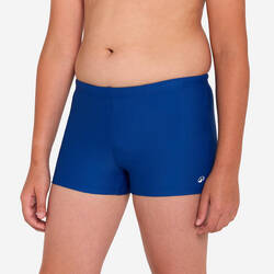BOYS' SWIMMING BOXER BASIC 100 - BLUE