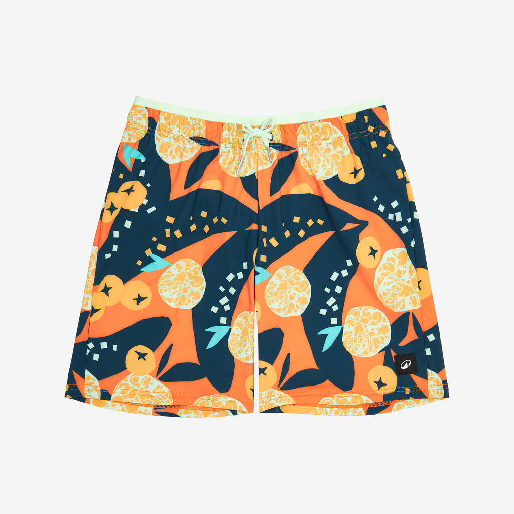 Short de bain long natation Garçon - 100 Atao Bleu