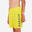 Bañador Bermudas Natación 100 Niño Amarillo