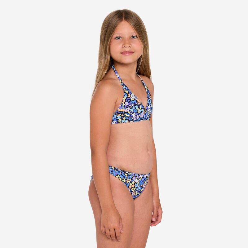 Costum de baie 2 piese surf Tali Print floral Multicolor Fete