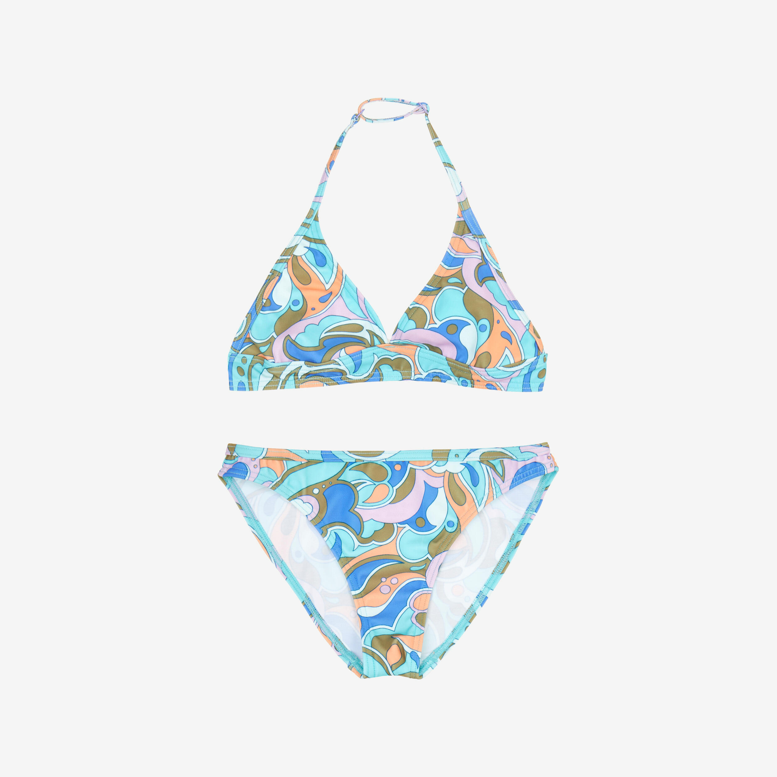 Meisjes bikiniset, 500 Tali Aqua-multicolor 4/4