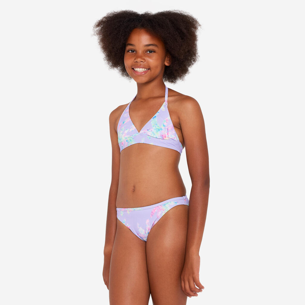 Girl’s 2-piece surfing swimsuit - Tali violet