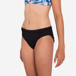 Bas de maillot de bain fleuri surf Fille - Alma hao prune