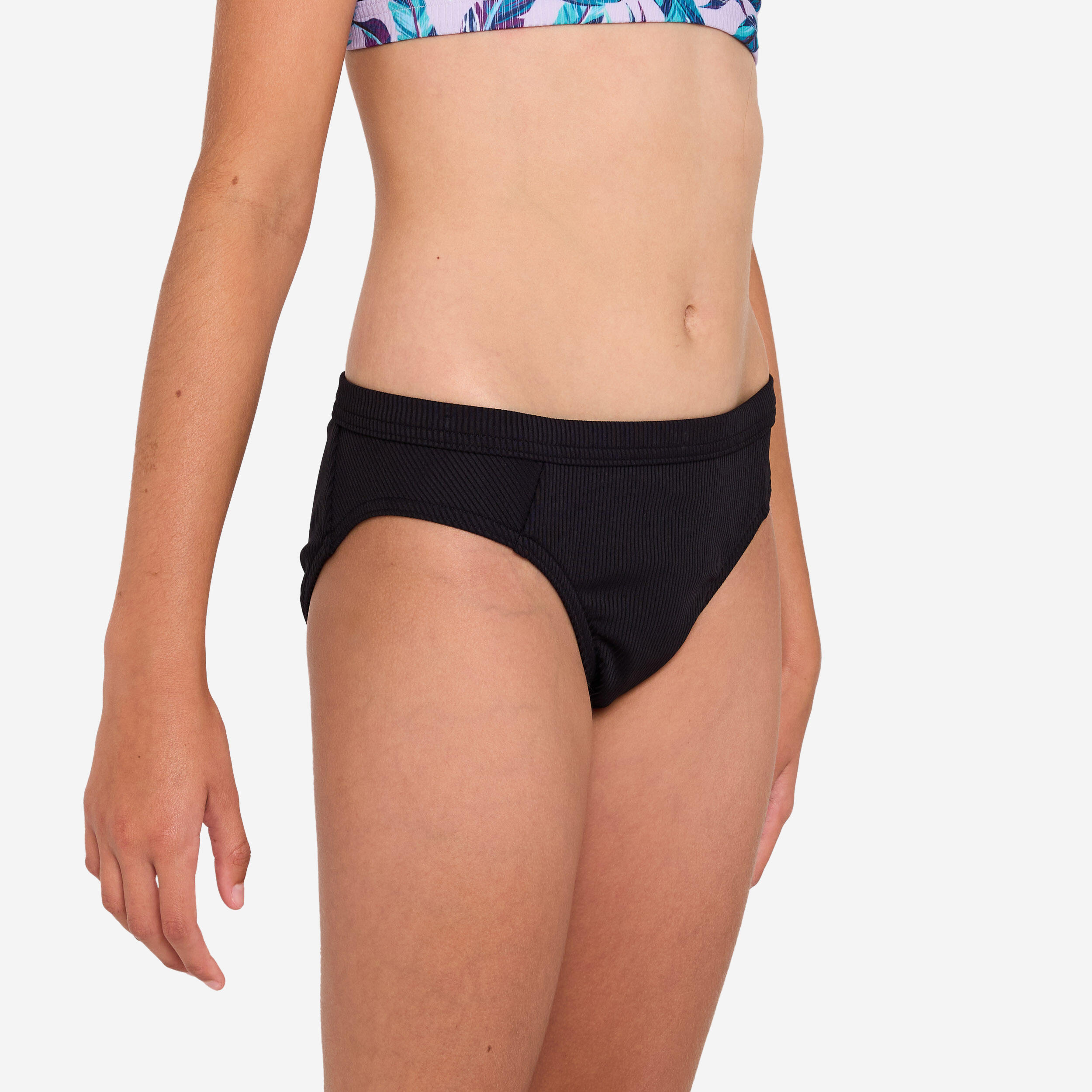 Girl’s surf swimsuit bottoms - Alma hao black 3/6
